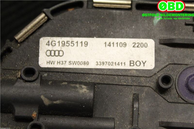 Viskermotor frontrute til Audi A6 2014-2018 (Type IV, Fase 2) (C7) (C7) (AUDI||4G1955119)