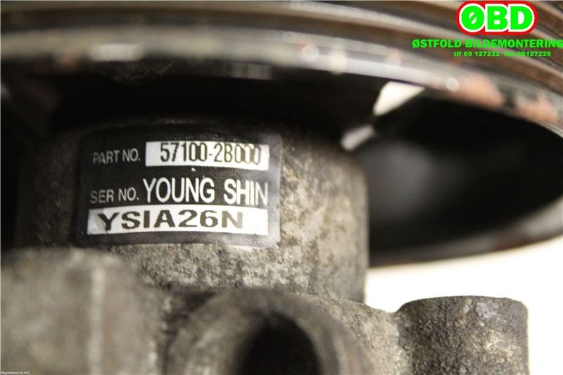 Servo pumpe mekanisk til Hyundai Santa Fe 2006-2009 (Type II, Fase 1)  (HYUNDAI|571002B000|)
