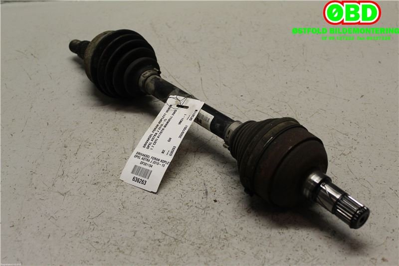 Drivaksel venstre foran til Opel Astra J 2010-2015  (OPEL|13250834|374556|)