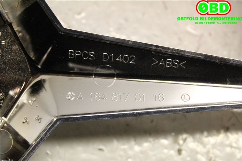 Emblem til Mercedes ML 2005-2011 (W164) (W164) (A 164 817 01 16||1648170116)