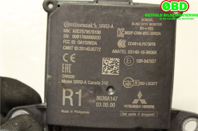 Sensor diverse til Mitsubishi Outlander 2015-->> (Type III, Fase 2)  (8638A147|)
