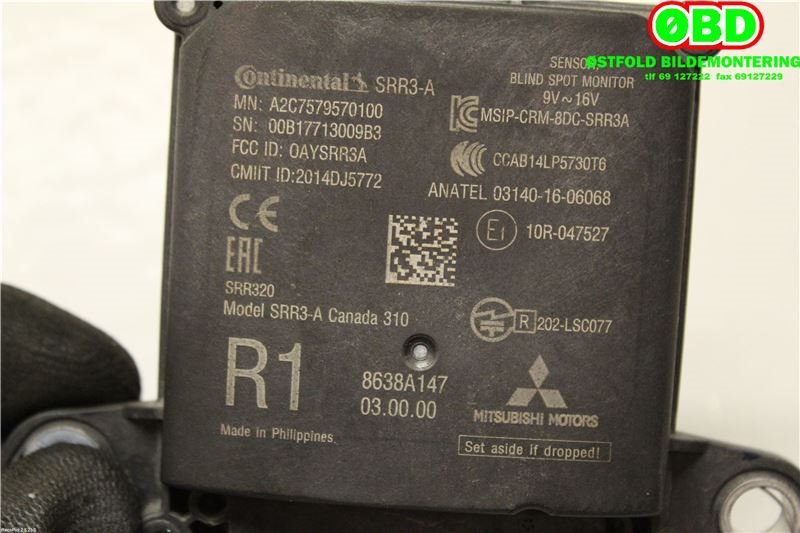 Sensor diverse til Mitsubishi Outlander 2015-->> (Type III, Fase 2)  (8638A147|)