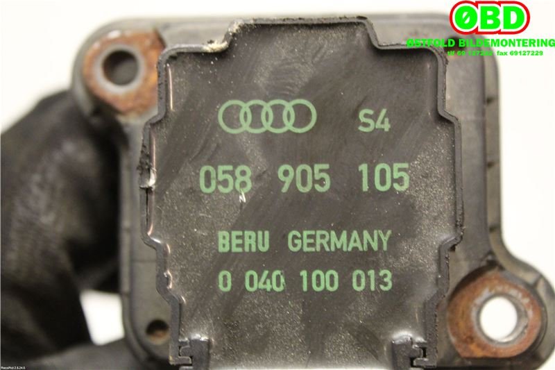 Coil elektronisk til Audi A6, Allroad 2000-2005 (Type I) (C5) (C5) (AUDI|058 905 105|0040100013|058905105)