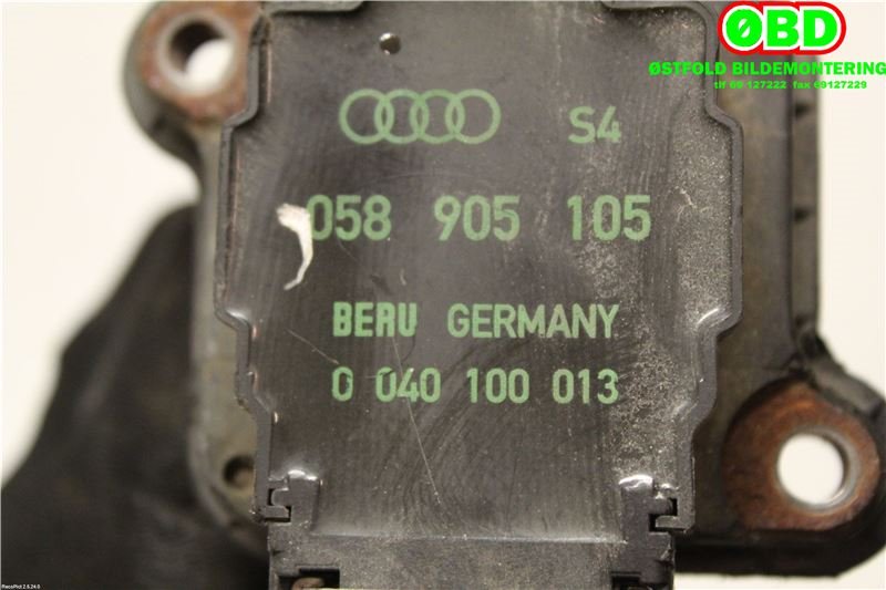 Coil elektronisk til Audi A6, Allroad 2000-2005 (Type I) (C5) (C5) (AUDI|058 905 105|0040100013|058905105)