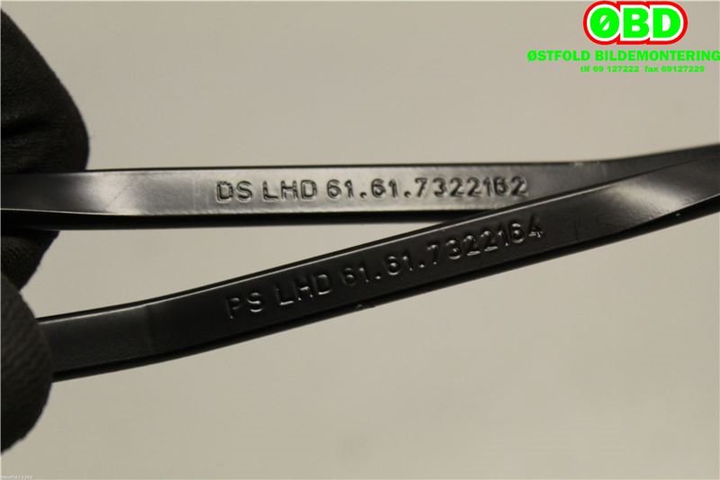Viskerarmer frontrute til BMW i3 2013-2022 (BMW I I3|61 61 7 322 164|61 61 7 322 162|)