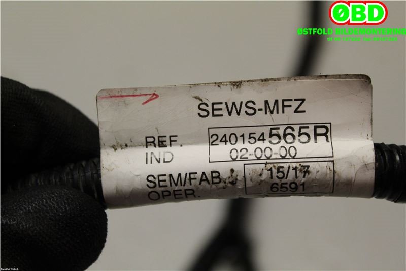 Ledningsnett til Renault Captur 2013-2020 (Type I)  (RENAULT|240153191R||240154565R)