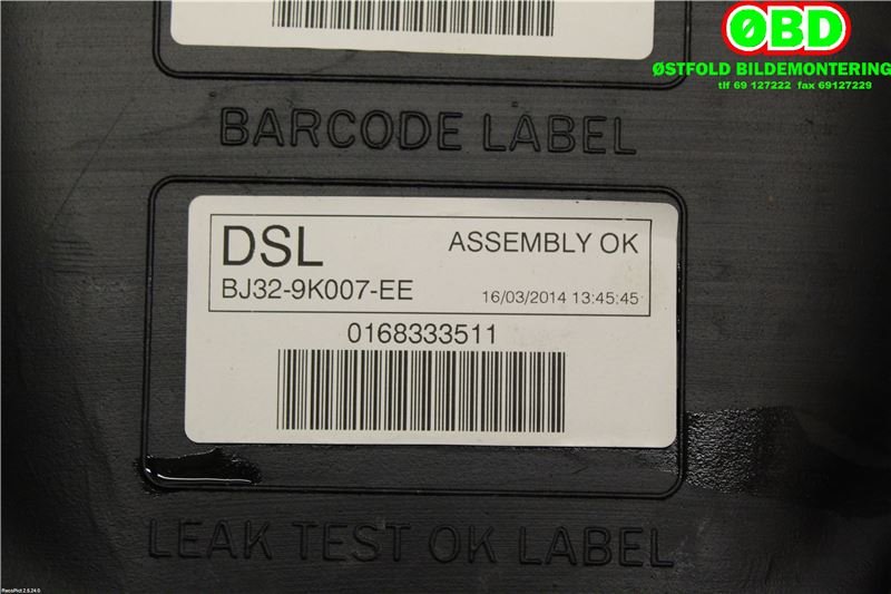 Dieseltank til Land Rover Range Rover, Evoque 2011-2019 (Type I)  (LAND-ROVER|LR072634||BJ329K007EE)