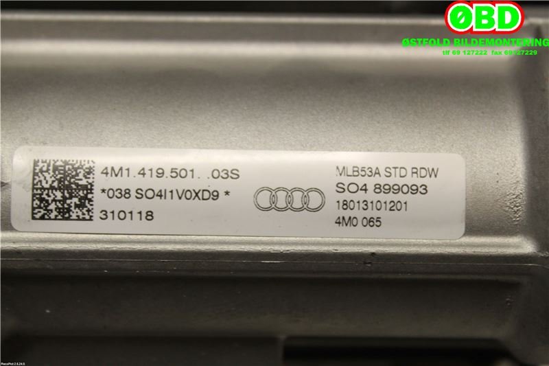 Rattaksel til Audi Q7 2015-->> (Type II)  (AUDI|4M1 419 501|4M1 419 501 B|4M1419501)