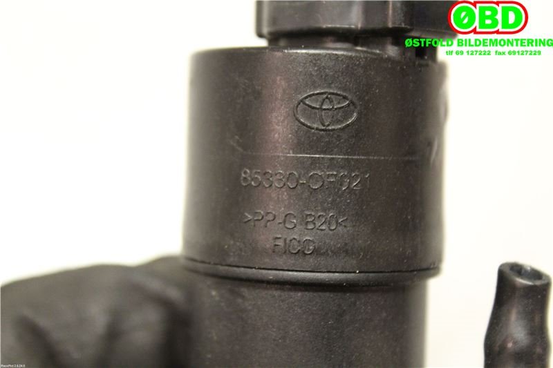 Spylerpumpe bak til Toyota Yaris 2014-2020 (Type III, Fase 2)  (TOYOTA YARIS HYBRID|853300F021|)