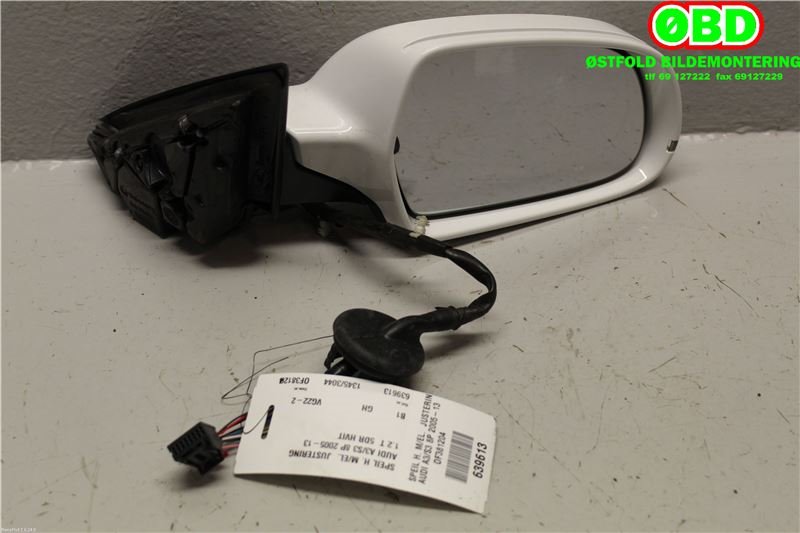 Speil høyre til Audi A3 2009-2012 (Type II, Fase 2) (AUDI|8P1 858 532 GC|)