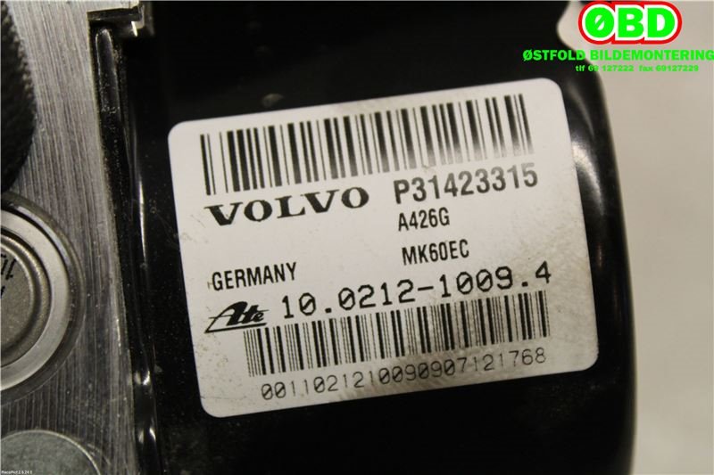 ABS sentral til Volvo V40 2012-2019  (VOLVO V40 R-DESIGN|31423317||31423315)