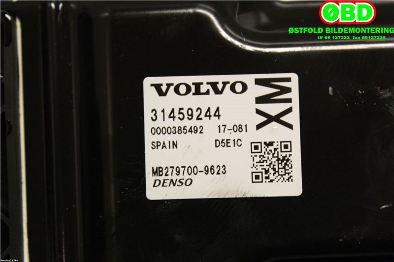 Styreenhet motor til Volvo V40 2012-2019  (VOLVO V40 R-DESIGN|36011422||31459244)