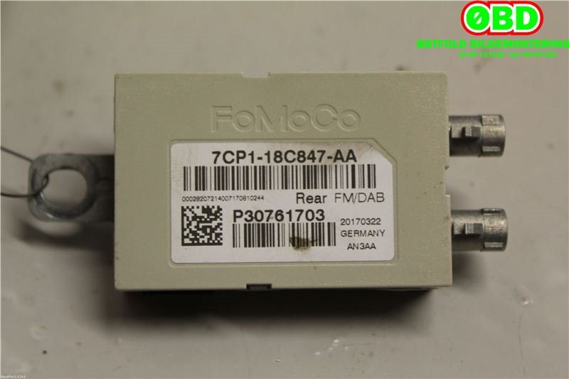 Antenne forsterker til Volvo V40 2012-2019 (VOLVO V40 R-DESIGN|30761703|)