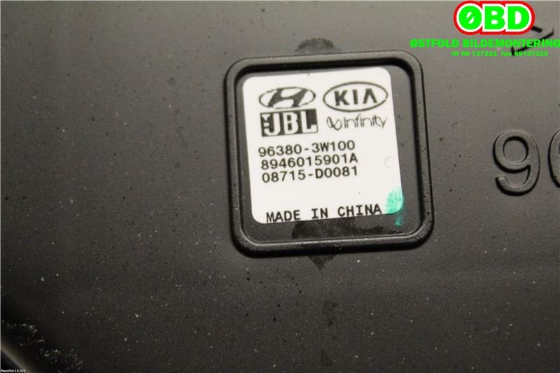 Bilstereo diverse til Kia Sportage 2010-2016 (Type III) (KIA|963803W100|)