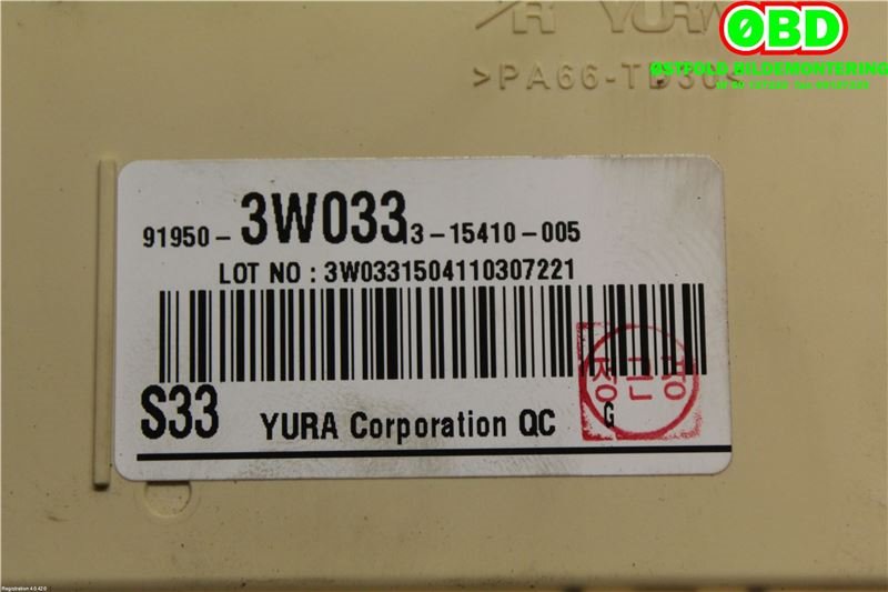 Sikringsboks til Kia Sportage 2010-2016 (Type III)  (KIA|919503W033|)