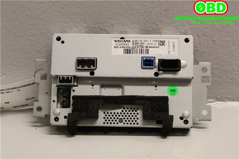 Instrument kjørecomputer til Volvo V60 2010-2013 (Type I, Fase 1)  (VOLVO||31337643)
