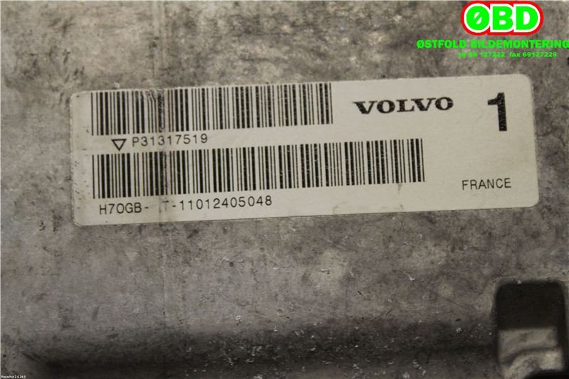 Rattaksel elektrisk servo til Volvo V60 2010-2013 (Type I, Fase 1)  (VOLVO|31429664|)