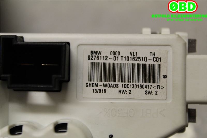 Varmeapparat motstand til BMW 3-Serie 2012-2018 (F30/F31/F34) (F30/F31/F34) (BMW|64 11 9 276 112||9276112)