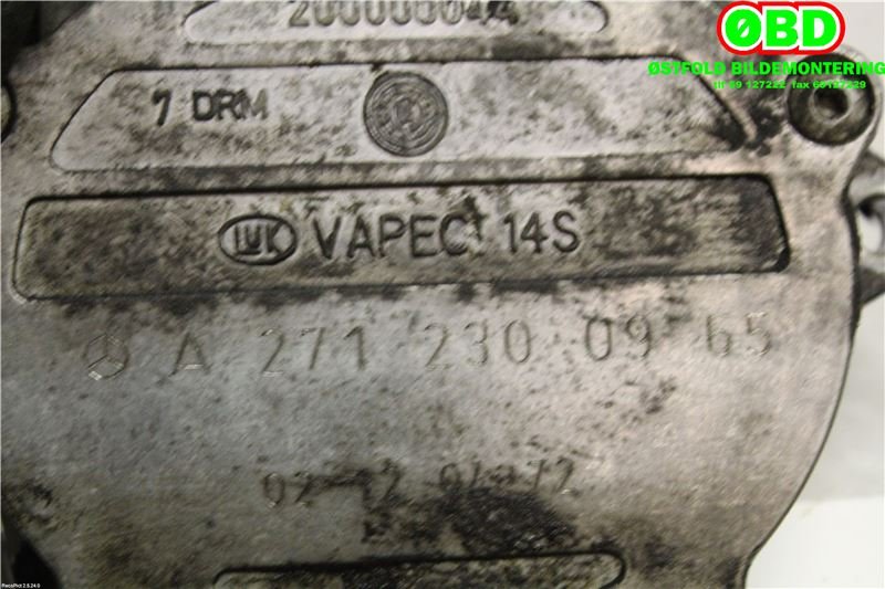 Vakuumpumpe til Mercedes C-Klasse 2000-2004 (Fase 1) (W203) (W203) (A 271 230 09 65|A 271 230 11 65|2712300965)