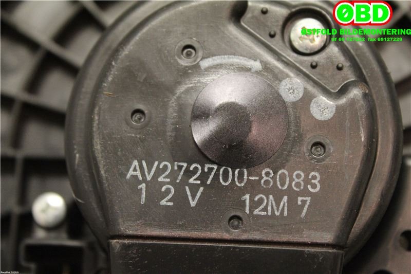 Varmeapparat motor til Toyota Auris 2010-2012 (Type I, Fase 2)  (TOYOTA|8710305060|2727008083|)