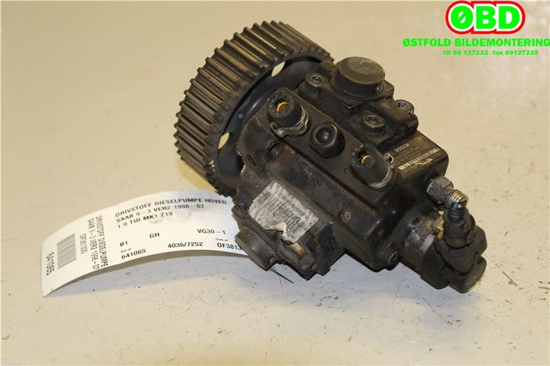Dieselpumpe til Saab 9-3 2003-2007 (Type II, Fase 1)  (SAAB|55206679|0445010156)