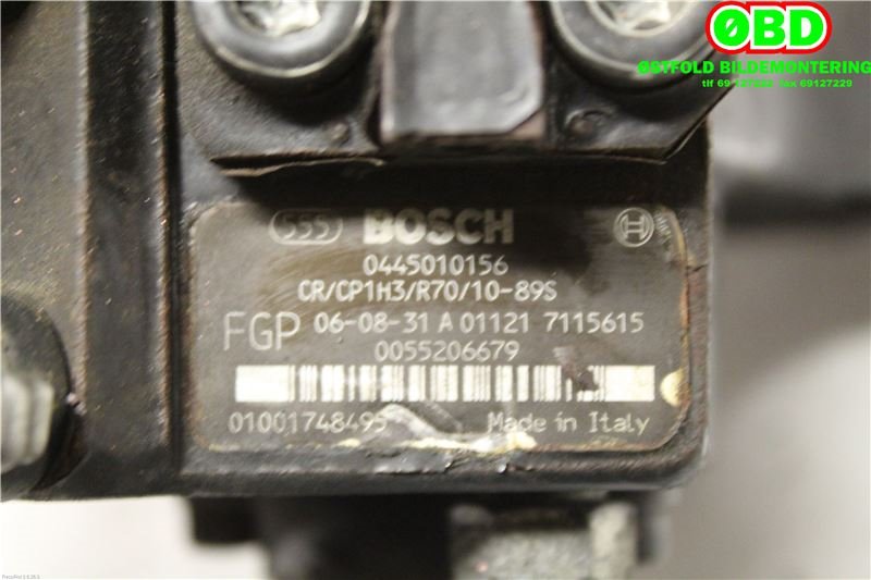 Dieselpumpe til Saab 9-3 2003-2007 (Type II, Fase 1)  (SAAB|55206679|0445010156)