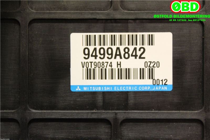 Styreenhet diverse til Peugeot iOn 2011-2020  (PEUGEOT|5600VP||9499A842)