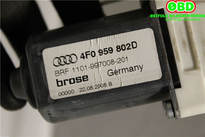 Ruteheis høyre foran til Audi A6, Allroad 2006-2008 (Type II, Fase 1) (C6) (C6) (AUDI|4F0 837 462 D||4F0837462D)