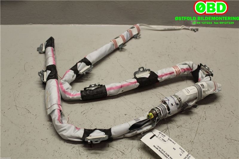 Airbag gardin høyre til Nissan Note 2013-2017 (Type II) (NISSAN|)
