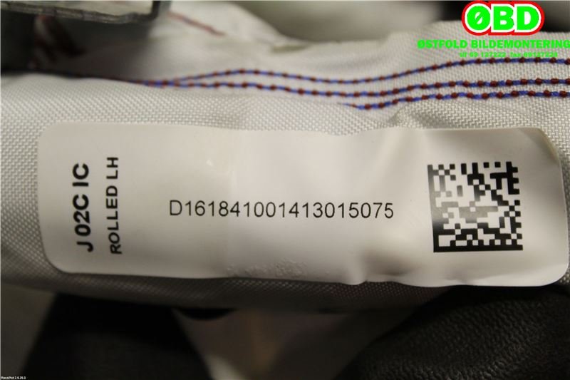 Airbag gardin venstre til Nissan Note 2013-2017 (Type II) (NISSAN|)