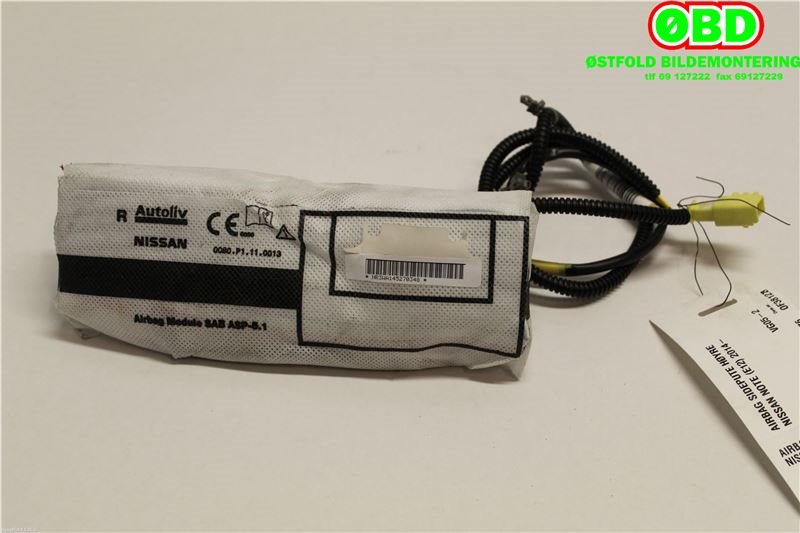 Airbag sidepute høyre til Nissan Note 2013-2017 (Type II) (NISSAN|)