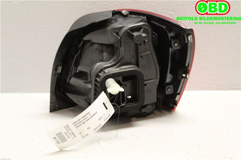 Baklykt venstre til VW Polo 2014-2017 (Type V, Fase 2)  (VOLKSWAGEN|6R0 945 095 AH||6R0945095AH)