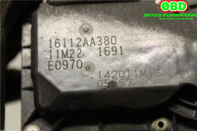 Spjeldhus til Subaru Forester 2008-2013 (Type III)  (SUBARU|16112AA380|)