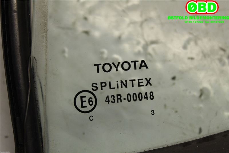 Diverse deler til Toyota Yaris 2003-2005 (Type I, Fase 2) (TOYOTA|681240D010|)