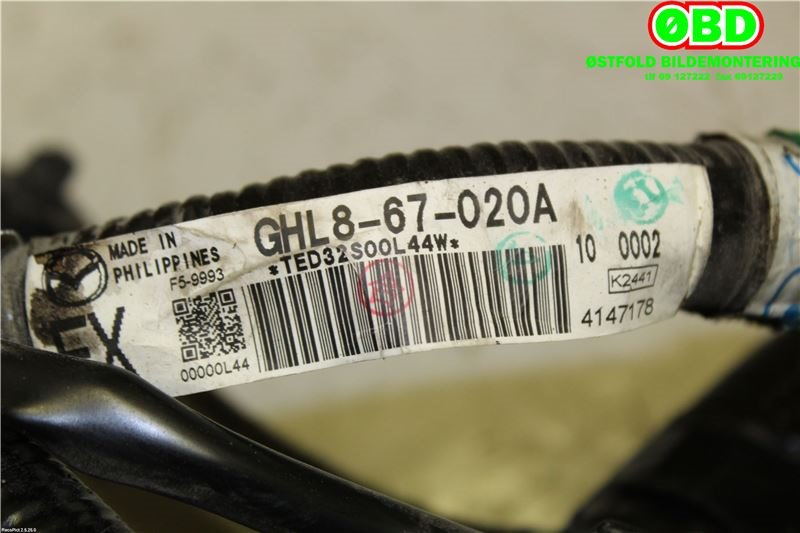Ledningsnett til Mazda 3 2009-2013 (Type II)  