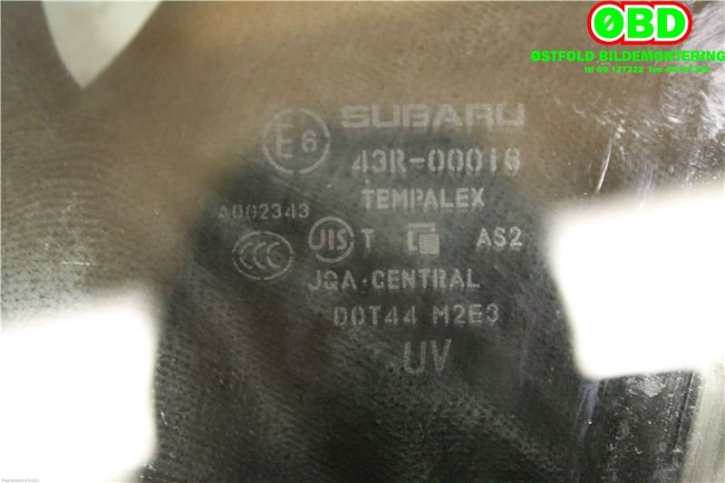 Siderute høyre foran til Subaru Forester 2008-2013 (Type III) (SUBARU|61011SC000|)