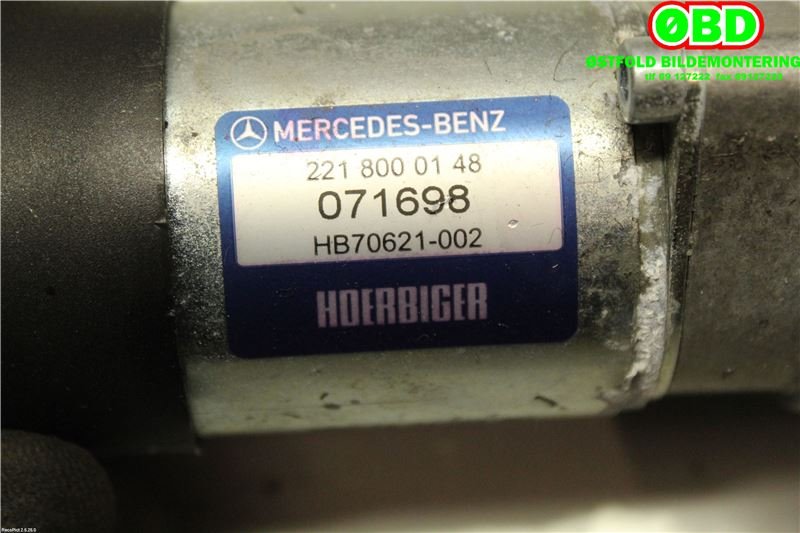 Baklukeåpner motor til Mercedes S-Klasse 2005-2013 (W221) (W221) (MERCEDES|A 221 800 01 48|A 221 800 15 48|2218000148)