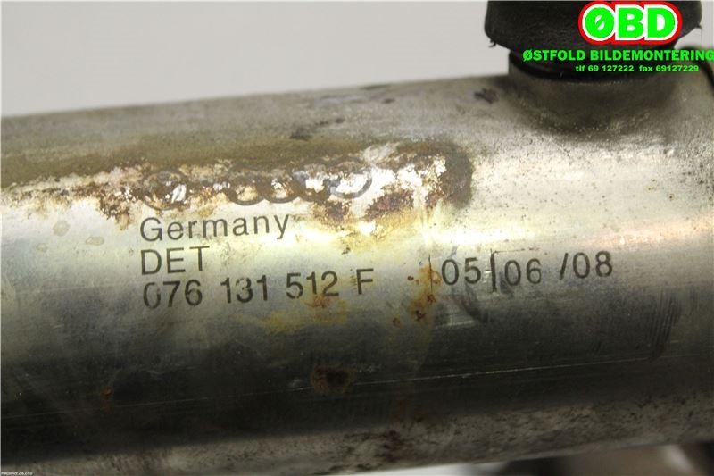 EGR-kjøler til VW Crafter 2006-2011 (Type I, Fase 1)  (VOLKSWAGEN|076 131 512 F||076131512F)