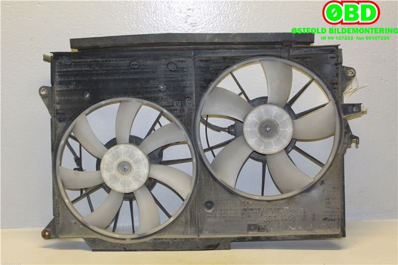 Kjølevifte til Toyota RAV4 2009-2013 (Type III, Fase 2)  (TOYOTA|1636128220|1636128230|)