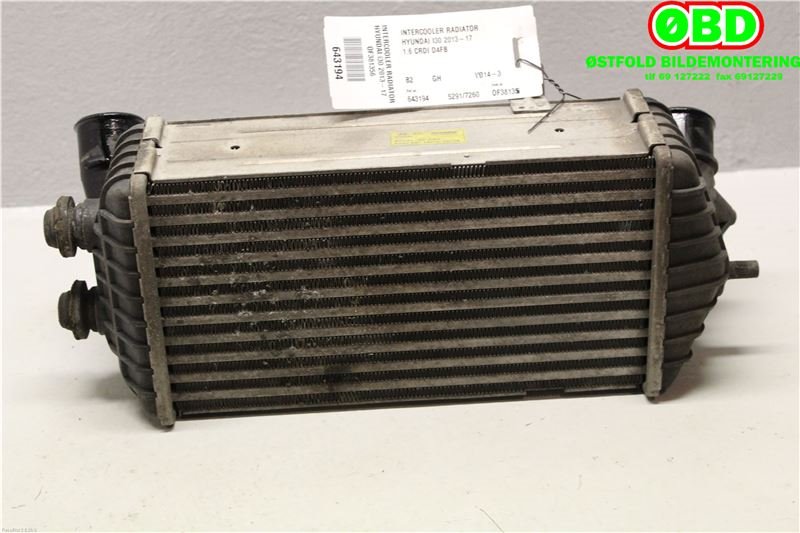 Intercooler til Hyundai i30 2012-2017 (Type II)  (HYUNDAI|282712A740||282702A770)
