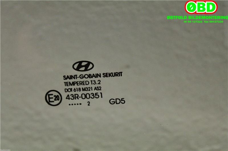 Siderute høyre bak til Hyundai i30 2012-2017 (Type II) (HYUNDAI|83421A6000|)