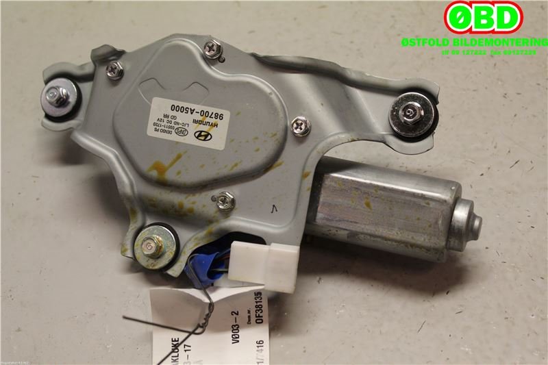 Viskermotor bakrute til Hyundai i30 2012-2017 (Type II)  (HYUNDAI|98700A5000|)