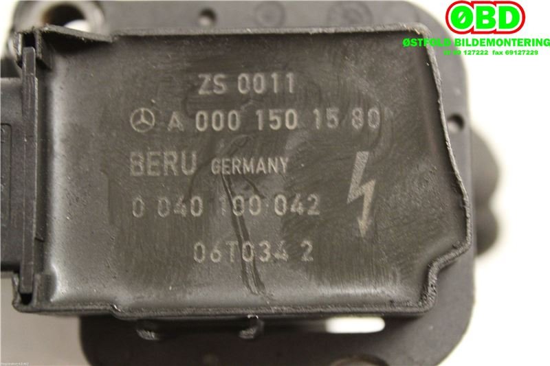 Coil elektronisk til Mercedes C-Klasse 2004-2007 (Fase 2) (W203) (W203) (MERCEDES|A 000 150 29 80||0001501580)