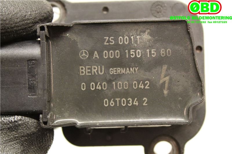 Coil elektronisk til Mercedes C-Klasse 2004-2007 (Fase 2) (W203) (W203) (MERCEDES|A 000 150 29 80||0001501580)