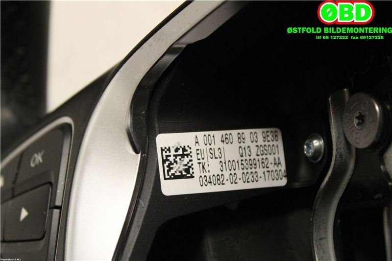 Ratt til Mercedes B-Klasse 2011-2018 (W246) (W246) (MERCEDES|A 001 460 89 03||0014608903)