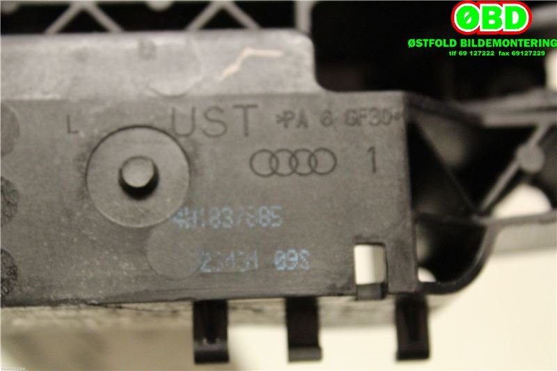 Dørhåndtak utv venstre foran til Audi A6 2011-2014 (Type IV, Fase 1) (C7) (C7) (AUDI|4H0 837 205||4H1837885)