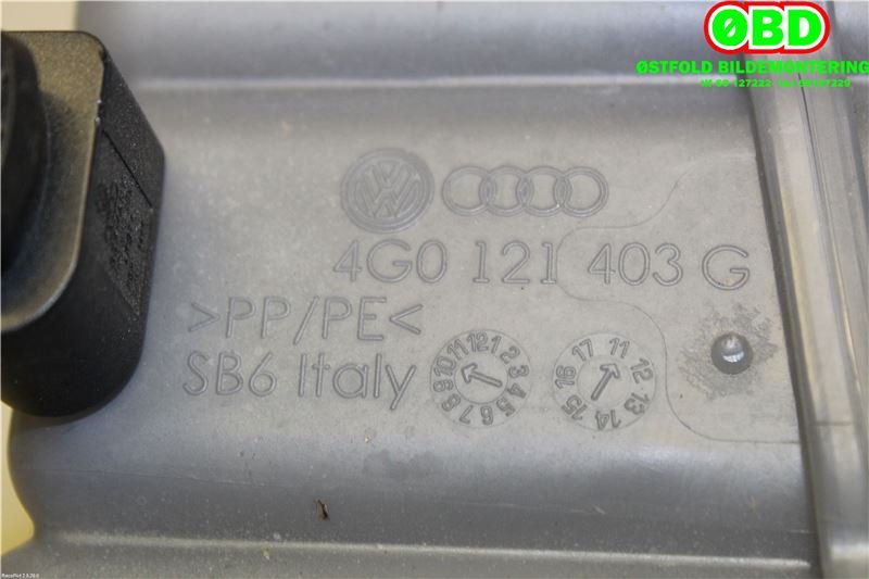 Ekspansjonstank til Audi A6 2011-2014 (Type IV, Fase 1) (C7) (C7) (AUDI|4G0 121 403 AC|4G0 121 403 AG|4G0121403G)