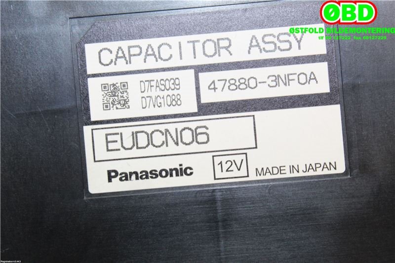 Styreenhet diverse til Nissan Leaf 2011-2017 (Type I)  (NISSAN|478803NF0A|)