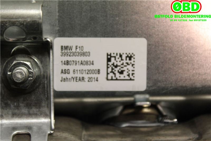 Airbag passasjer til BMW 5-Serie 2010-2017 (F10/F11) (F10/F11) (BMW|72 12 9 230 398|)