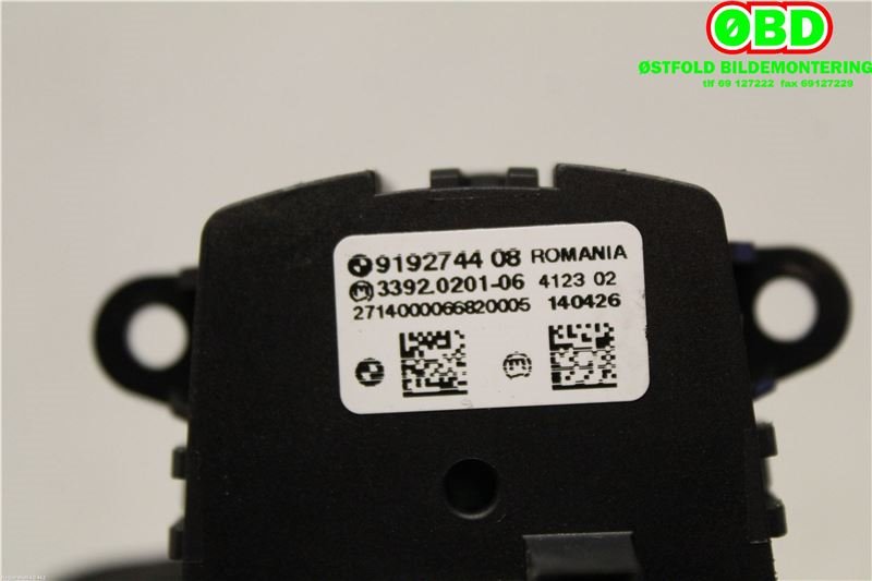 Bryter lys til BMW 5-Serie 2010-2017 (F10/F11) (F10/F11) (BMW||9192744)